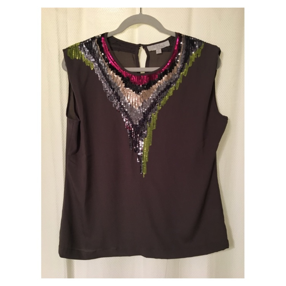 Olive & Oak Sequin Top